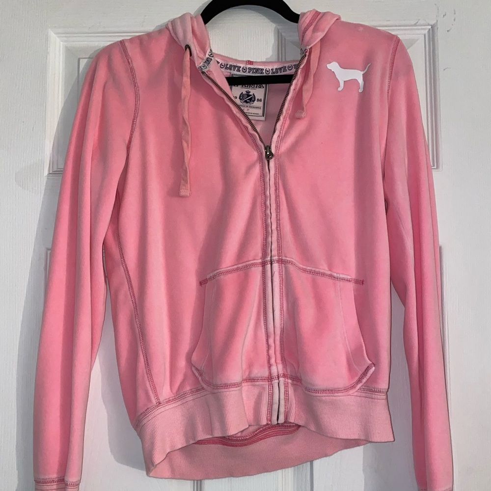 VS PINK | Pink Zip-Up Sweater
